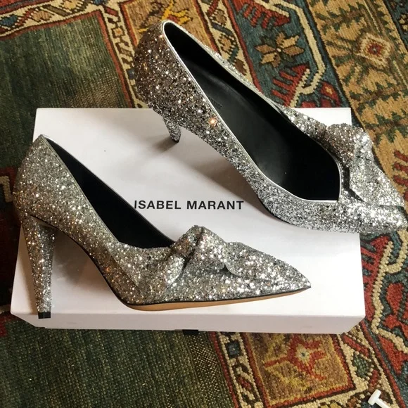 Isabel marant top glitter shoes